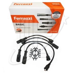 JUEGO CABLES BUJIA PVC FERRAZZI UNO/DUNA 1.3 MPI _05-33052