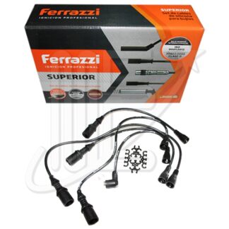 JUEGO CABLES BUJIA SILICONA FERRAZZI R/18/21 2.** _06-1783