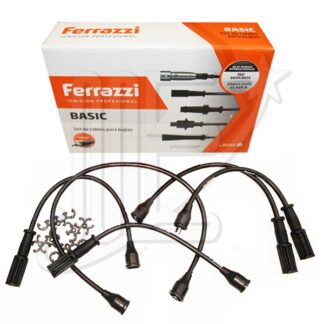 JUEGO CABLES BUJIA PVC FERRAZZI R12 81/BOB. DE 5 _06-33054