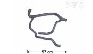 MANGUERA Kangoo 1.9 Die Mot F8Q REFRIGERACION - RADIADOR INFERIOR _3700