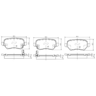 PASTILLA DE FRENO CORVEN CHEVROLET ASTRA SAFIRA _3PF6012