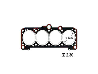 JUNTA TAPA CILINDRO ILLINOIS (Esp 2,30mm) Polo Classic Gacel Carat Passat Gol - 1.6/1.8 - AP _TC-497-18
