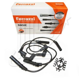 JUEGO CABLES BUJIA PVC FERRAZZI FIESTA KA ECOSPORT ZETEC ROCAM_04-33089