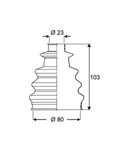 FUELLE SEMIEJE FORD ESCORT COURRIER FIESTA LADO CAJA IZX DER _10640