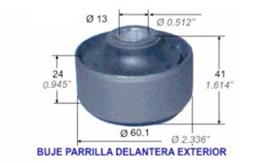BUJE PARRILLA CAPEMI VW GOL BORA TREND UP _1458/1