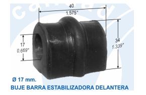 BUJE BARRA ESTABILIZADORA AVEO _6170