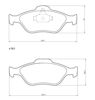 PASTILLAS FRENO ECOSPORT FIESTA MAX _MAZ-3139M