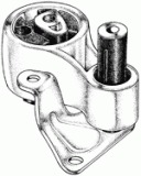 SOPORTE DE MOTOR CENTRAL TRASERO REY GOMA FORD FIESTA 1.6L _REY-3574