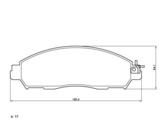 PASTILLA DE FRENO RAYBESTOS NISSAN FRONTIER MAZ-3284M _88656
