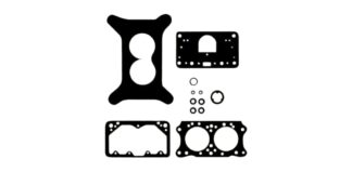 JUNTA CARBURADOR F100 F600 8 Cil. Holley (2 Bocas) _JB-142