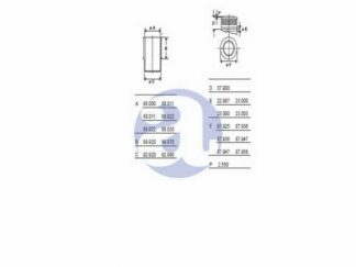 CONJUNTO DE MOTOR PERFECT CIRCLE PEUGEOT 504 2.0L XN1/TN _PC246 x boca