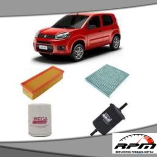 KIT DE FILTROS FIAT UNO WAY FAP-9054 --AKX-35323 --FCI-1600 --WO-120 _KIT4FUNO-WAY
