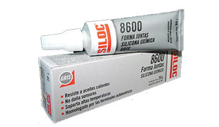 SILOC Siliconas Oximicas 8600 Formador de Juntas GRIS 30 gr SILOC 8600 30G