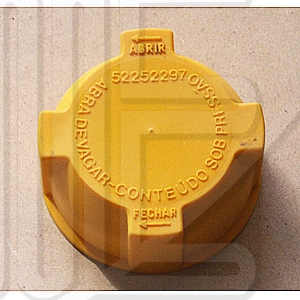 TAPA DEPOSITO AMARILLA MLH 140KPA CORSA ASTRA  VECTRA _93220885 / 93326521 _RC0114